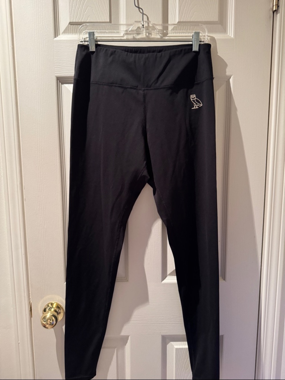 OVO Black Women's Leggings with Owl Logo